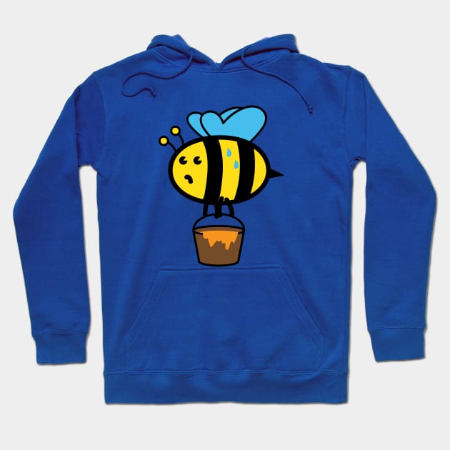Cute bee hoodie top